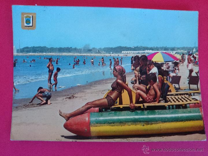 Postales: POSTAL PUERTO DE SANTA MARIA (CADIZ) -PLAYA DE VALDELAGRANA -.. R - 1132