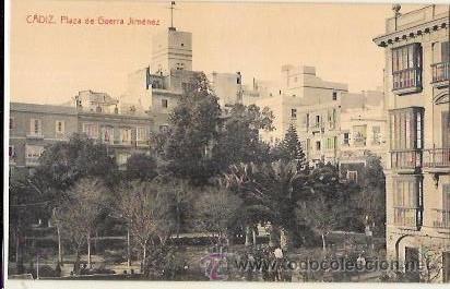 Postkarten: TARJETA POSTAL DE CADIZ. PLAZA DE GUERRA JIM&Eacute;NEZ.