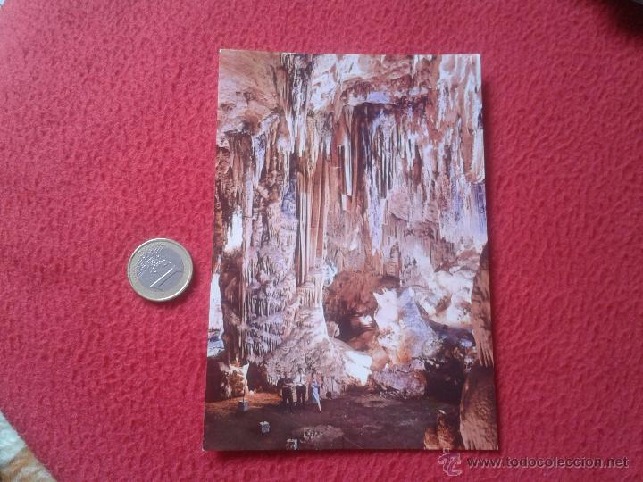 Postales: TARJETA POSTAL POST CARD CUEVA DE NERJA MALAGA FOURNIER 9 GRAN COLUMNA DE LA SALA DE LA CASCADA