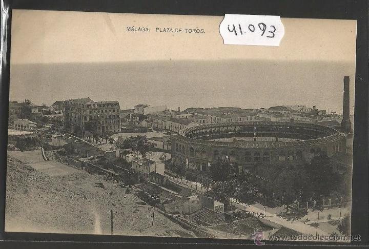 Postales: MALAGA - PLAZA DE TOROS - FOTOTIPIA HAUSER Y MENET - (41093)