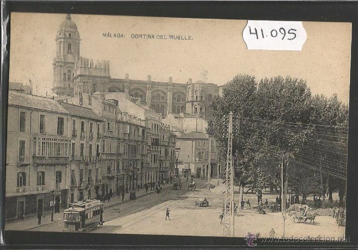 Postales: MALAGA - CORTINA DEL MUELLE - FOTOTIPIA HAUSER Y MENET - (41095)