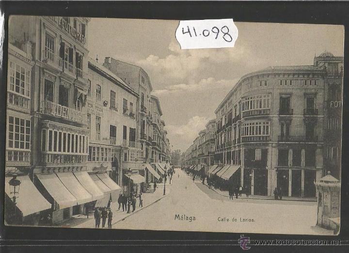 Postales: MALAGA - CALLE DE LARIOS - ED&middot; KNACKSTEDT Y N&Auml;THER - (41098)