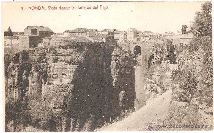 Postales: RONDA VISTA DESDE LAS LADERAS DEL TAJO