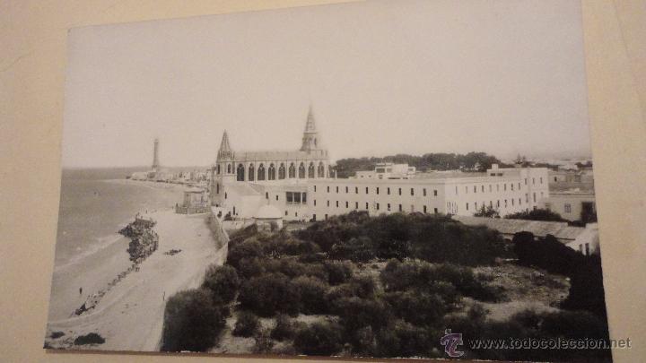 Postales: ANTIGUA POSTAL.SANTUARIO Y FARO.CHIPIONA.CADIZ.N&ordm; 8.MALET.