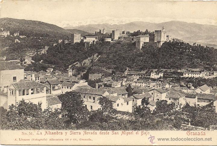 Postales: Lote 4 postales de Granada - Foto 1