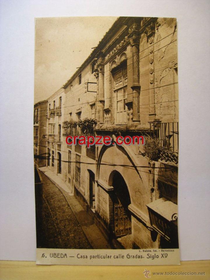 Postales: UBEDA: CASA PARTICULAR CALLE GRADAS - POSTAL ORIGINAL