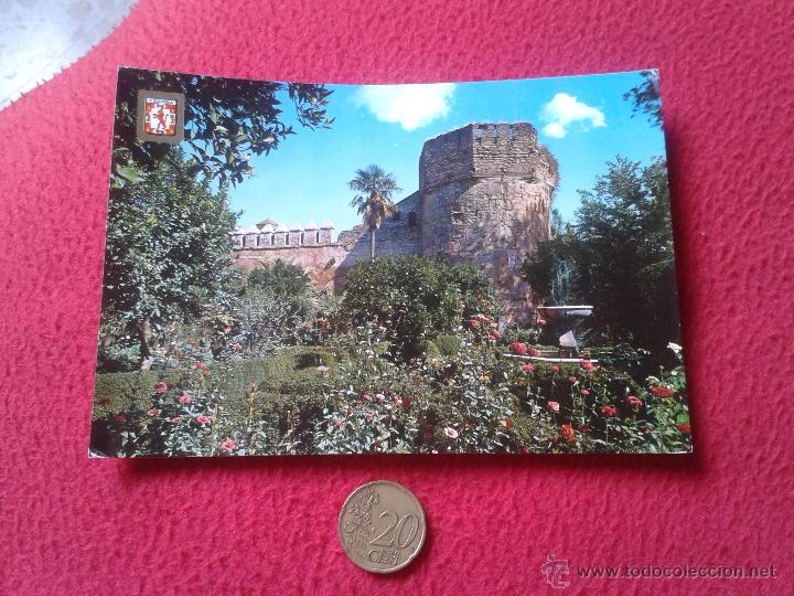 Postales: TARJETA POSTAL POST CARD CORDOBA 787 INTERIOR DE LOS JARDINES DEL ALCAZAR ESCUDO DE ORO FISA VER FOT