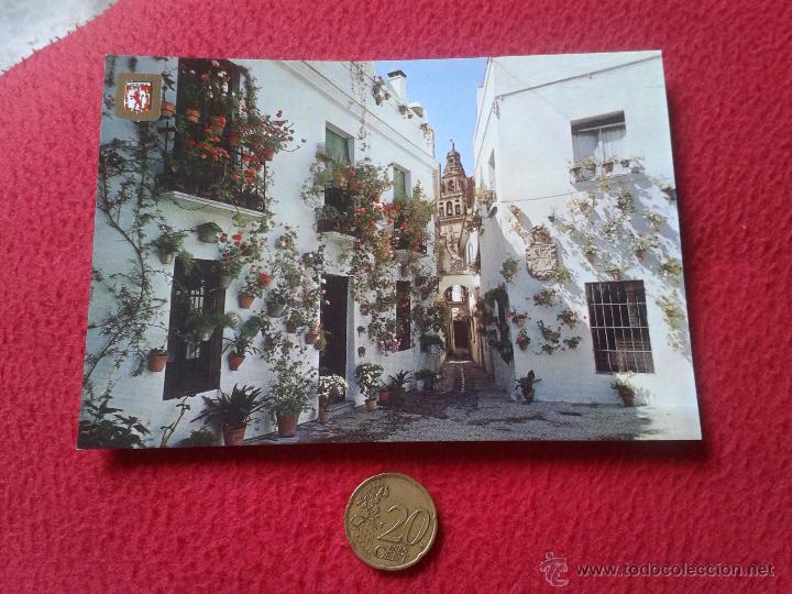 Postales: TARJETA POSTAL POST CARD CORDOBA 717 CALLEJA Y PLAZA DE LAS FLORES FISA ESCUDO DE ORO VER