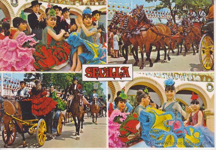 Postales: (588) SEVILLA. FERIA DE ABRIL - Foto 1