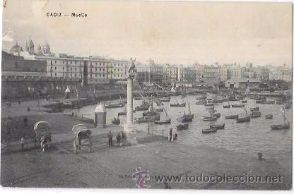 Postkarten: TARJETA POSTAL DE CADIZ. MUELLE.