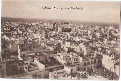 Postkarten: TARJETA POSTAL DE CADIZ. VISTA GENERAL. UN DETALLE.