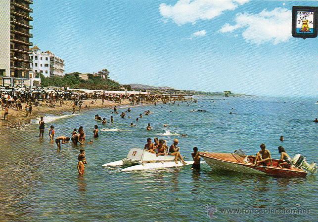 Postales: Marbella - 49 Playa del Club Mar&iacute;timo - Foto 1