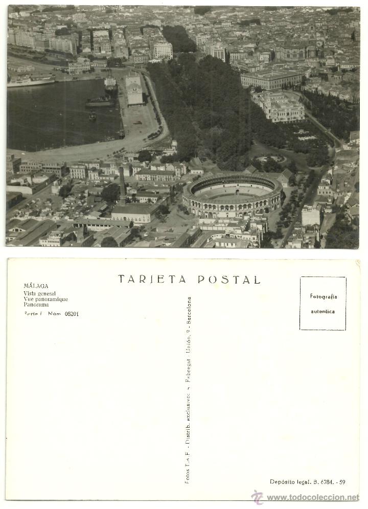 Postales: POSTAL DE M&Aacute;LAGA (VISTA GENERAL) - Foto 1