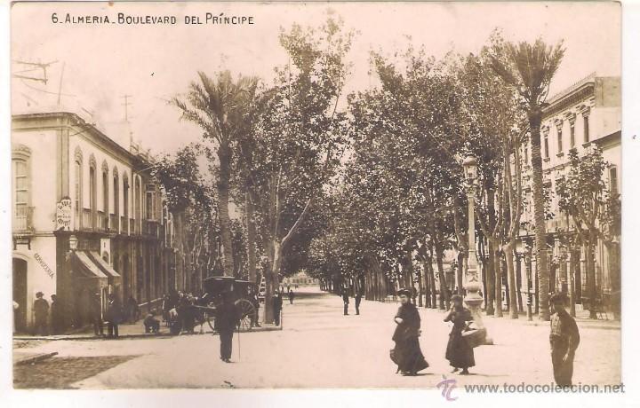 Postales: POSTAL DE ALMERIA -BOULEVAR DEL PRINCIPE -