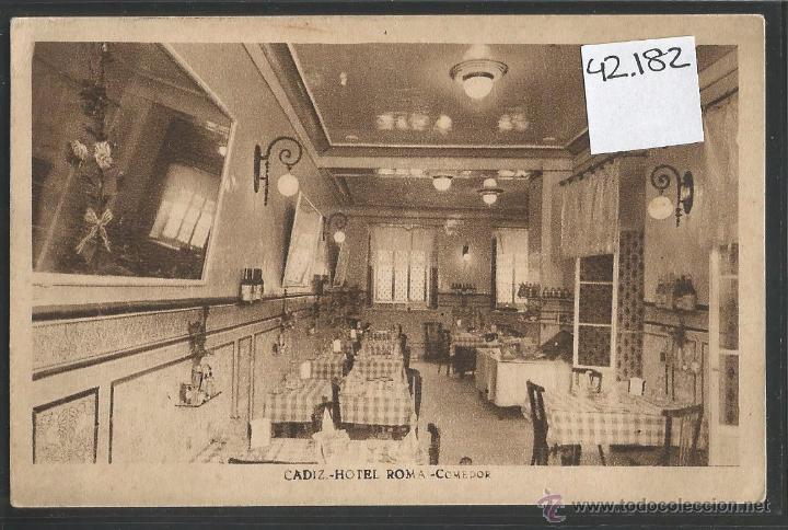 Postales: CADIZ - HOTEL ROMA - COMEDOR - ROISIN - (42182)