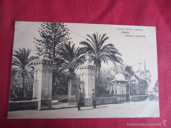 Postales: C&Aacute;DIZ -PARQUE GENOV&Eacute;S - Foto 1