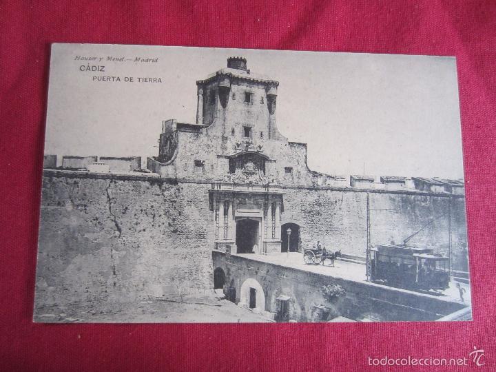 Postales: C&Aacute;DIZ - PUERTA DE TIERRA - Foto 1