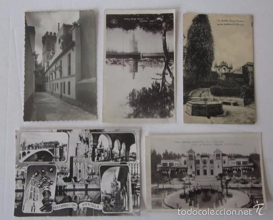 Postales: LOTE DE TREINTA POSTALES DE SEVILLA - Foto 2