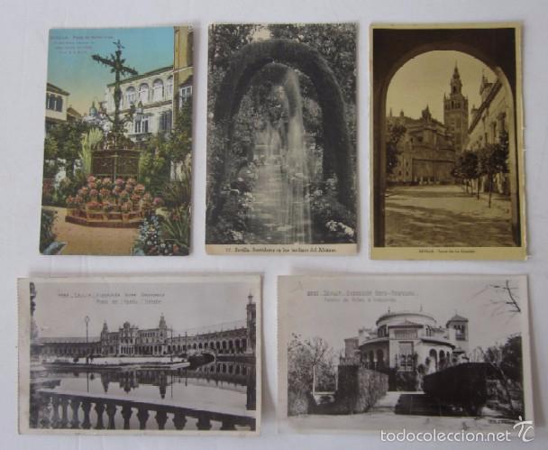 Postales: LOTE DE TREINTA POSTALES DE SEVILLA - Foto 3
