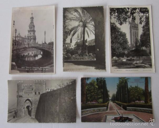 Postales: LOTE DE TREINTA POSTALES DE SEVILLA - Foto 4