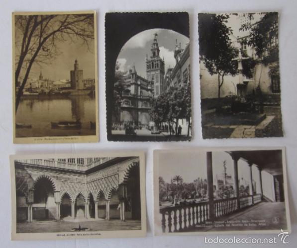 Postales: LOTE DE TREINTA POSTALES DE SEVILLA - Foto 5