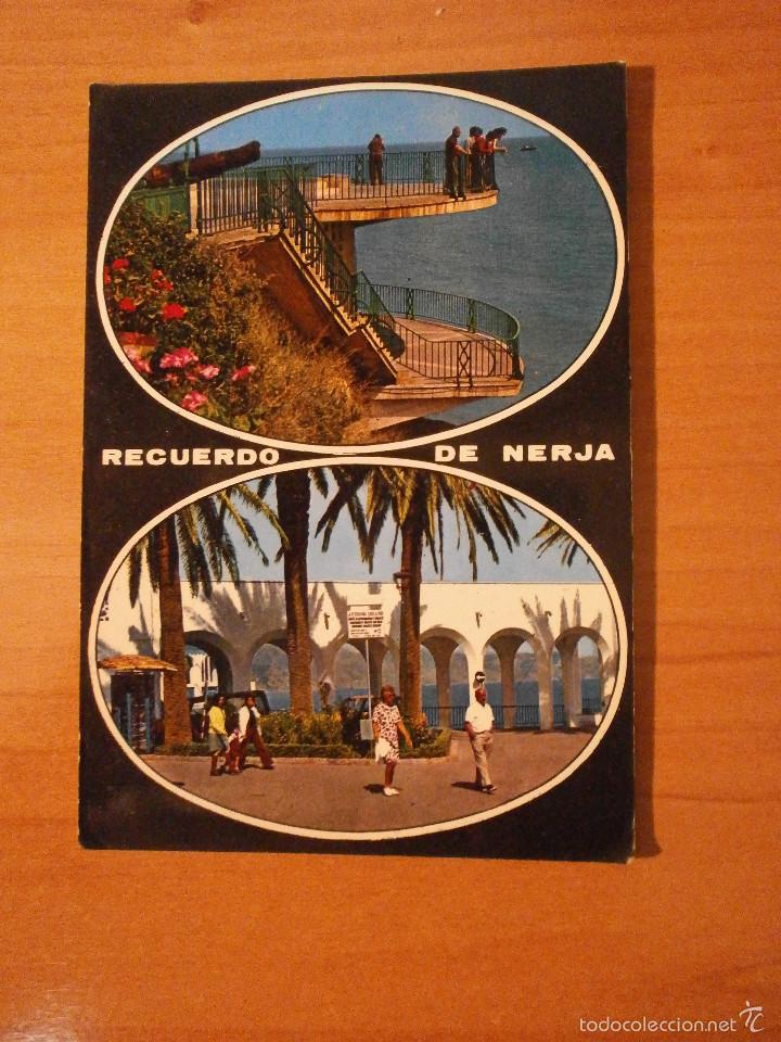 Postales: POSTAL NERJA COSTA DEL SOL CIRCULADA - Foto 1