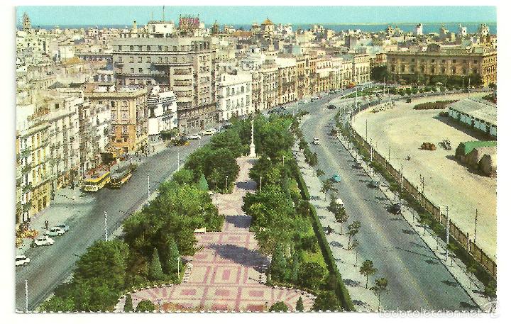 Postales: POSTAL DE CADIZ (AVDA. DE RAM&Oacute;N CARRANZA