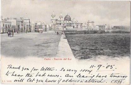 Postais: TARJETA POSTAL DE CADIZ. RECINTO DEL SUR.