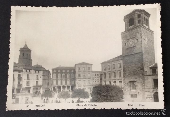 Postales: POSTAL FOTOGR&Aacute;FICA. PLAZA DE TOLEDO. UBEDA. JAEN.