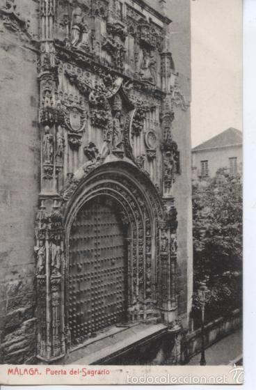Postales: MALAGA. PUERTA DEL SAGRARIO
