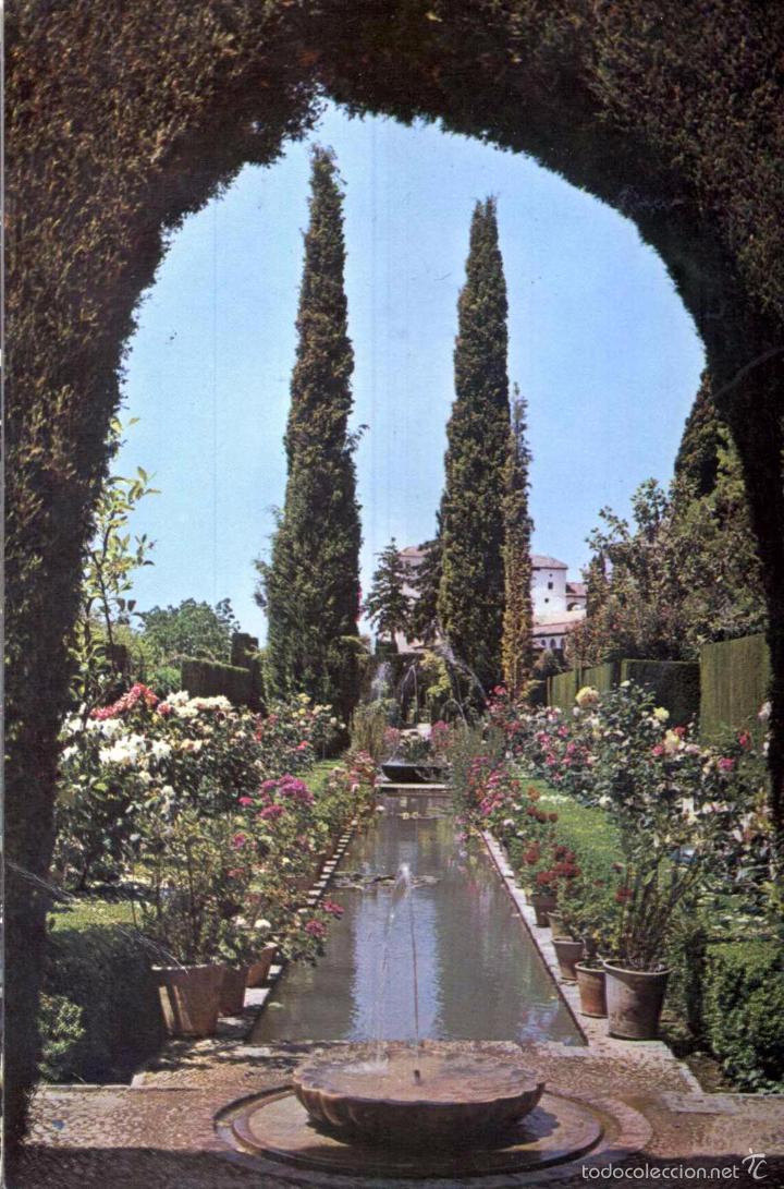 Postales: GRANADA GENERALIFE - CIRCULADA- compra m&iacute;nima 3&euro; - Foto 1