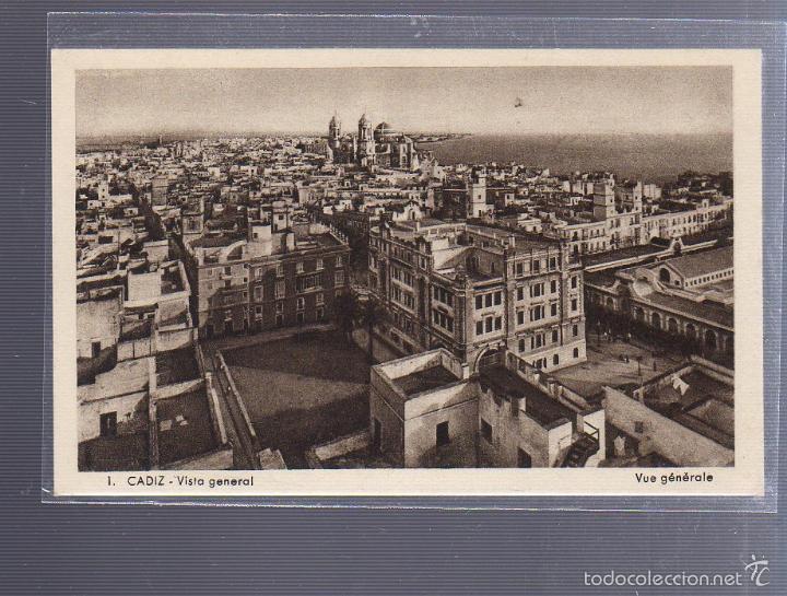 Postais: TARJETA POSTA DE CADIZ - VISTA GENERAL. 1. L.ROISIN