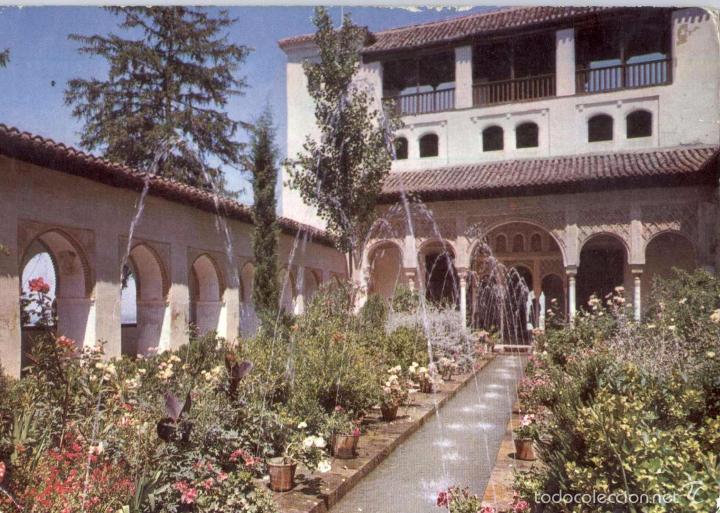 Postales: GRANADA GENERALIFE - CIRCULADA- compra m&iacute;nima 3&euro; - Foto 1