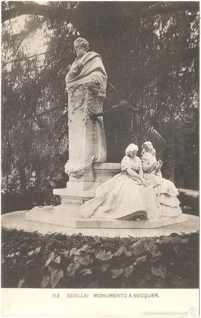 Postales: SEVILLA MONUMENTO A BECQUER