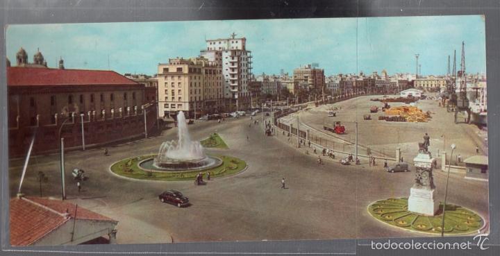 Postais: TARJETA POSTAL DE CADIZ - AVENIDA DEL PUERTO. 127. PAPELERIA ALFA. 21 X 10CM