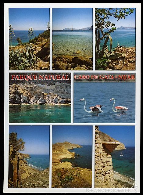 Postales: Parque Natural Cabo de Gata-Nijar. Diversos aspectos. Costa de Almer&iacute;a. Jorge J. Rapallo.
