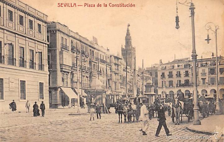Postales: SEVILLA.- PLAZA DE LA CONSTITUCION - Foto 1