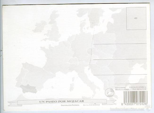 Postales: N&ordm; 431 Moj&aacute;car. Diversos Aspectos. Postales G&oacute;mez. - Foto 2