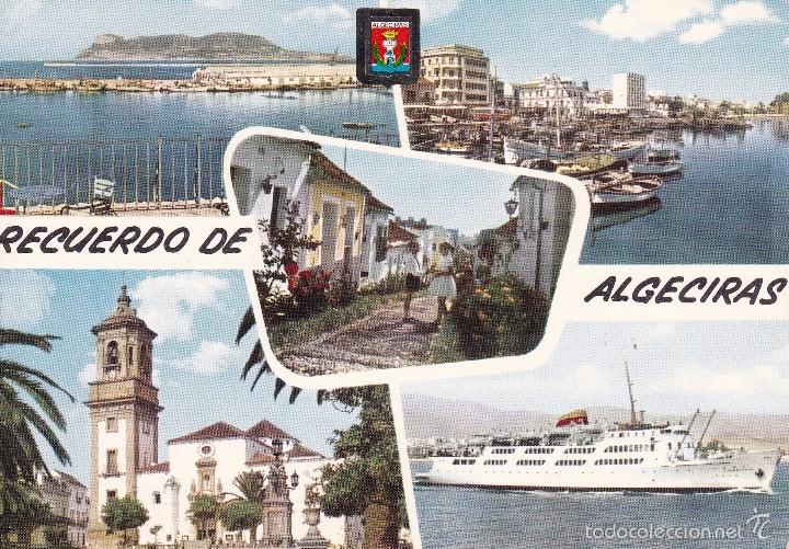 Postales: Recuerdo de Algeciras (escrita) - Foto 1