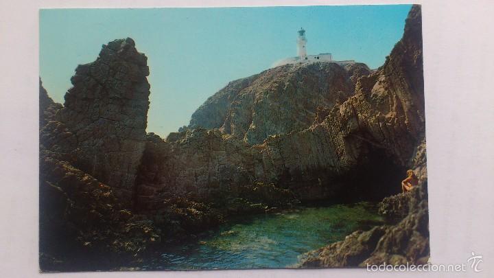 Postales: POSTAL CABO DE GATA - EL FARO  Y BA&Ntilde;O DE LAS SIRENAS