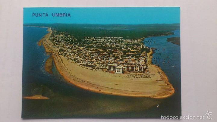Postales: POSTAL PUNTA UMBRIA - VISTA AEREA, CIRCULADA