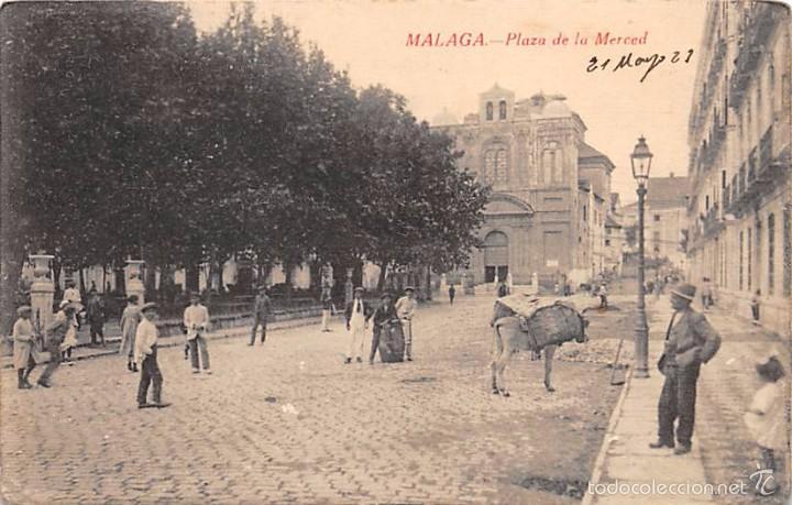 Postales: M&Aacute;LAGA.- PLAZA DE LA MERCED - Foto 1