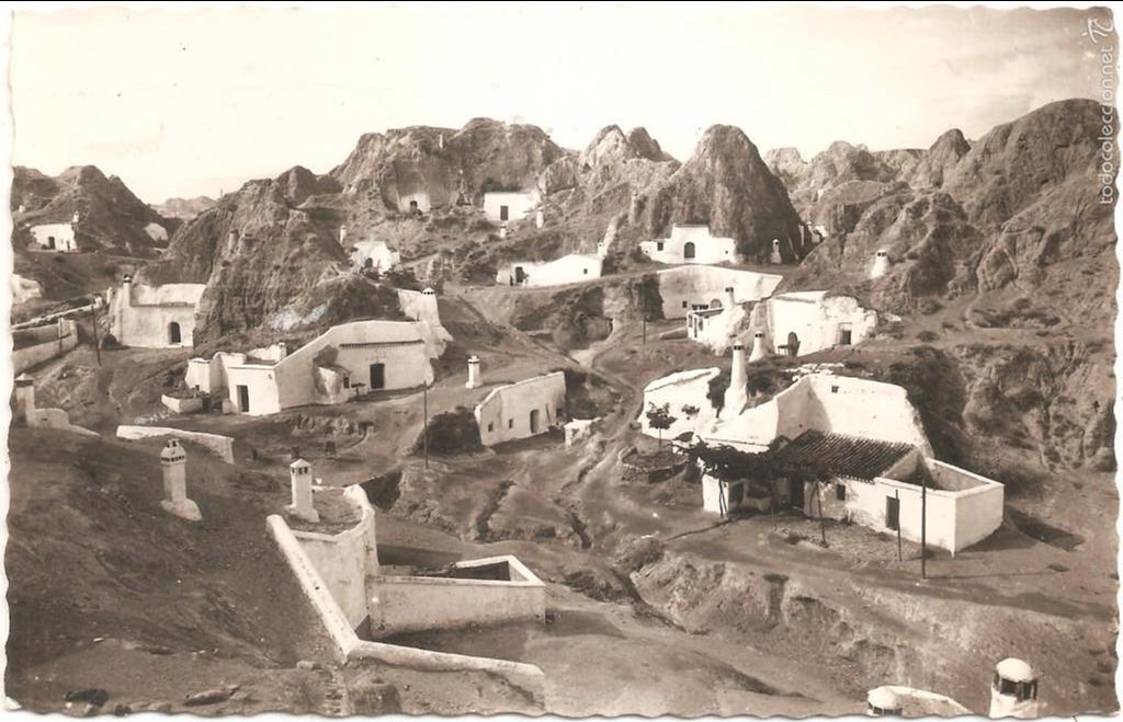 Postales: GUADIX VISTA DE CUEVAS 1960