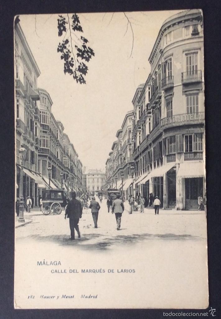 Postales: POSTAL. CALLE DEL MARQU&Eacute;S DE LARIOS. MALAGA.