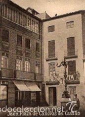 Postkarten: POSTAL ORIGINAL DECADA 1930, JAEN, PLAZA DE CANOVAS DEL CASTILLO. LEER, VER TAMA&Ntilde;O Y EXPLIC.