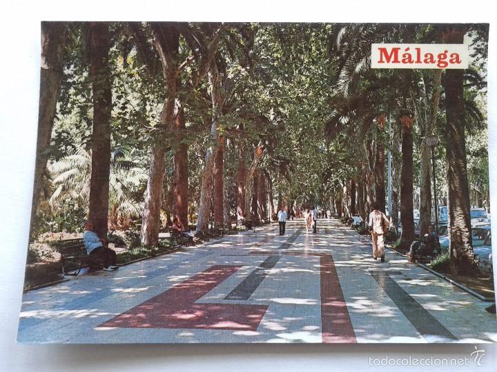 Postkarten: POSTAL -- MALAGA - PASEO DEL PARQUE -- SIN USO --