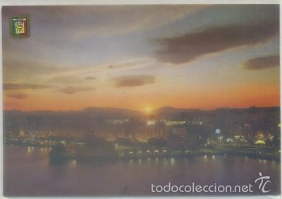 Postales: POSTAL DE MALAGA. PUESTA DEL SOL EN EL PUERTO P-ANMA-599