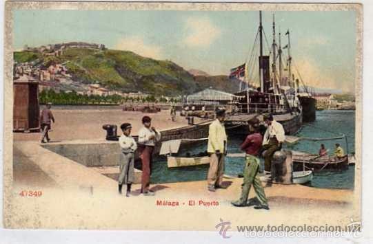 Postales: MALAGA El Puerto. 47349 PZ Color. Reverso sin dividir. Sin circular.