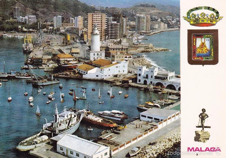 Postales: M&aacute;laga la farola y paseo Mart&iacute;timo (sin circular) - Foto 1