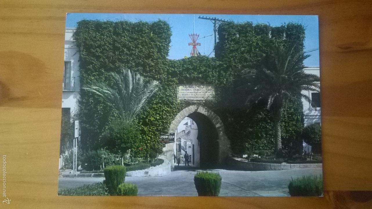 Postales: POSTAL DE LA PUERTA DE JEREZ DE TARIFA (CADIZ) - SIN USAR